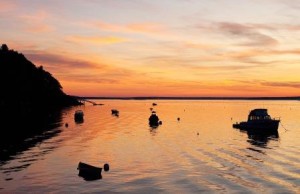 View from Littlejohn Dock at Sunrise